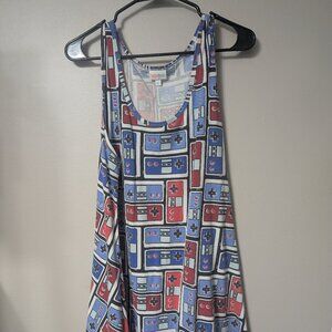 Lularoe Perfect Tee Game Controller y2k XL Sleeveless Women's top
